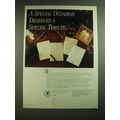 1993 NRA National Rifle Association Ad - A special occasion deserves