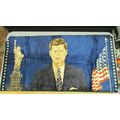 Vintage 1964 JFK John Kennedy President Cotton ...
