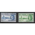 MALTA 1946 VICTORY SG 232 /233 SET 2 VALS M / MINT