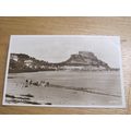 Real photographic Postcard - Beach scene & Gore...