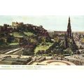 Edinburgh, Castle & National Gallery, Photochro...