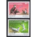 Mauritania Birds Cormorants Terns 2v 1988 MNH S...