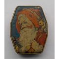 ANTIQUE GEORGE HORNER TOFFEE TIN FATHER CHRISTM...