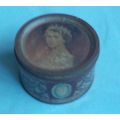 VINTAGE ROYALTY STORAGE TIN. QUEEN ELIZABETH II...