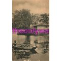 Villager in Canoe, Ceylon (Sri Lanka), Postcard...