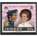 JER 1973 20p 'ROYAL WEDDING' FINE USED (EBID 16...