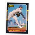 1987 Leaf Orel Hershiser baseball card #246 – D...