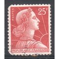 France 1955 - SG1238c - 25f red - "France" - used