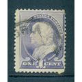Used 212 1c Benjamin Franklin Average M01357