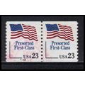 Used 2605 23c U.S. Flag Very Fine CNP Left A222...