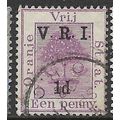 ORANGE FREE STATE 1900 SG 124 - #2 fine used (o)