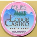 The Lodge. $2.50 Casino Chip. Black Hawk, CO. Z63.