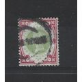 GB.SG214 1s Green and Carmine.Fine Used.Nov24a