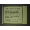 1900 Waltham Watches Ad - The Value of the Jewels