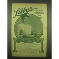 1902 Libby's Mince Meat Ad - Libby's good thing...