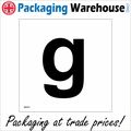 MA575 LETTER CHARACTER G SIGN WAREHOUSE SHELVIN...