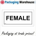 GE388 FEMALE TOILET SIGN LADIES GIRLS ROOM LOO ...