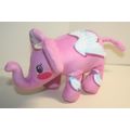 Pop Art Soft Pink Angel Elephant Plush