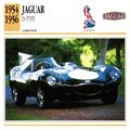 Collectors Club card. Classic Cars. Jaguar D-Type