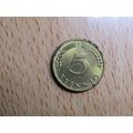 1968f 5 Pfennig Germany Coin