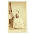 Victorian cdv photo young woman seated Folkesto...