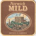 BEER MAT - NORWICH BREWERY - NORWICH MILD - (Ca...