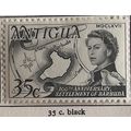 Antigua 1967 35c Black Barbuda Settlement Mount...