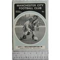 1972 programme Manchester City v. Wolverhampton...