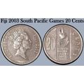 FIJI 2003 South Pacific Games SUVA - 20c Coin -...