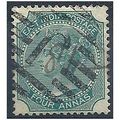 India 1866 SG71 4a Blue-Green Good+ Used.