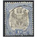 Nyasaland (BCA) 1897 SG43 1d Black & Ultramarin...
