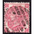 1867 Sg103 3d ROSE plate 5 fine used (P C) U111