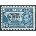 Tristan Da Cunha 1952 SG7 6d Light Blue Mounted...