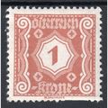 1922 AUSTRIA Sg D510 1k RED-BROWN MOUNTED MINT (BD35)