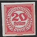 Po Mi 96: 20 h. red Postage Due Stamp: Numeral.