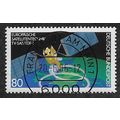 GER 1986 80pf 'EUROPEAN SATELLITE' FINE USED (E...
