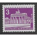BERLIN -1956 U/M 3pf 'BERLIN BUILDINGS SERIES' ...
