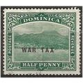 Dominica 1918 SG56 1/2d Deep Green WAR TAX Moun...
