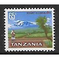 TANZANIA 1965 65c MT KILIMANJARO SG 135 M MINT