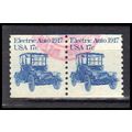 Used 1906 17c Electric Auto Very Fine Pair PA0462