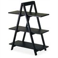 Modern 3-Tier A-Frame Display Shelf Bookcase in...