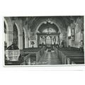 devon postcard rp woodbury church unposted