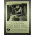 1956 3M EC-321 Adhesive Ad - Inside Man for Engineer