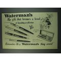 1949 Waterman Pens Ad - 877 Taperite, 575, 515 and Ball Pointer