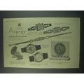 1949 Asprey Watches Ad - Longine Ladies, Jaeger Le Coultre, Rolex
