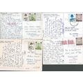 Thailand Siam 1980-90 Lot of 8 Air Mail postcar...