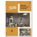 ROLSCREEN COMPANY 1954 Pella wood folding doors...