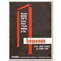 KEWANEE MFG COMPANY 1954 Steel Door Frames Room...