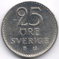 Sweden : 25 Öre 1973