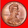 MEMORIAL 1982-2008: USA★1 CENT 2007D UNC LINCOL...